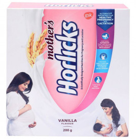 Mother's Horlicks Vanilla Flavour   Box  200 grams
